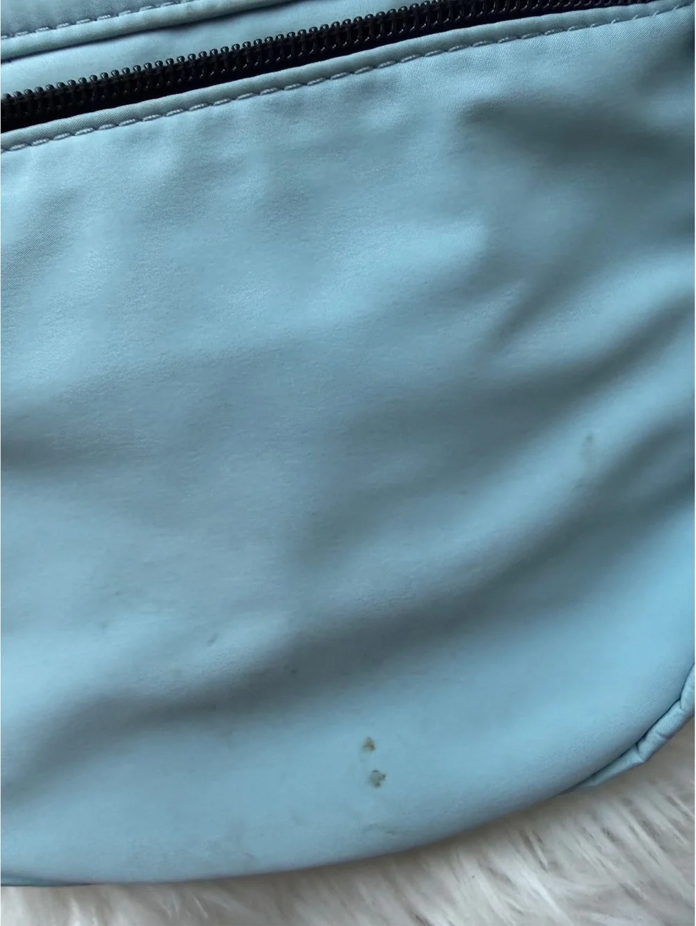 L.L.Bean Light Blue Crossbody Sling Bag with Adjustable Strap